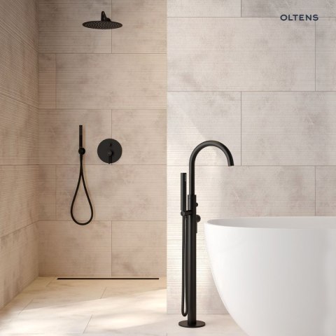 Driva EasyClick Oltens Driva EasyClick Gide zestaw prysznicowy czarny mat 36007300 Driva EasyClick Oltens Driva EasyClick Gide zestaw prysznicowy czarny mat 36007300