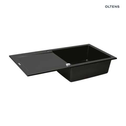 Gravan Oltens Gravan zlewozmywak granitowy 1-komorowy z ociekaczem 100x50 cm czarny mat 72101300 Gravan Oltens Gravan zlewozmywak granitowy 1-komorowy z ociekaczem 100x50 cm czarny mat 72101300