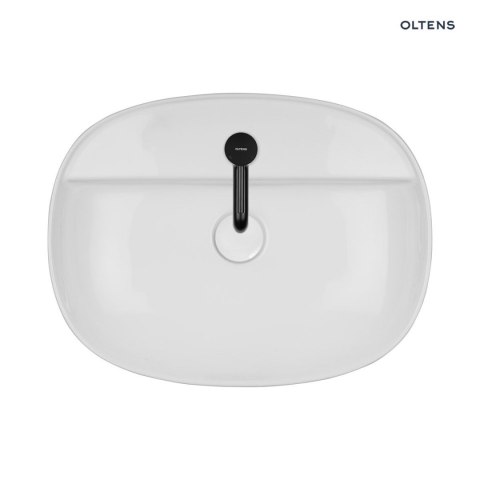 Hamnes Oltens Hamnes Thin umywalka 51x39 cm nablatowa owalna z powłoką SmartClean biała 41813000 Hamnes Oltens Hamnes Thin umywalka 51x39 cm nablatowa owalna z powłoką SmartClean biała 41813000