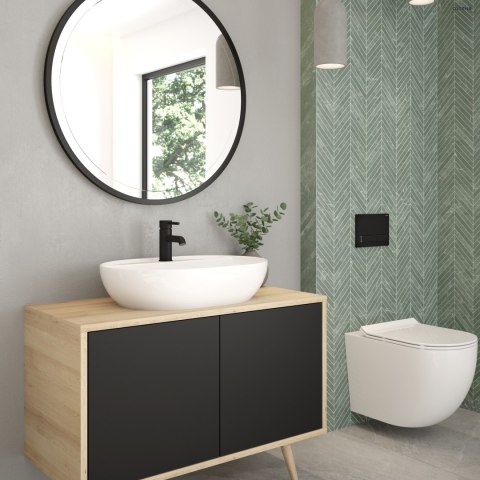 Hamnes Zestaw Oltens Hamnes miska WC wisząca PureRim z powłoką SmartClean z deską wolnoopadającą Slim 42515000 Hamnes Zestaw Oltens Hamnes miska WC wisząca PureRim z powłoką SmartClean z deską wolnoopadającą Slim 42515000