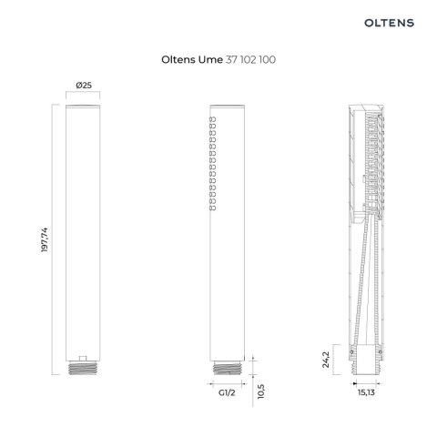 Molle Zestaw Oltens Molle bateria podtynkowa z deszczownicą 30 cm Sondera i kompletem prysznicowym Ume chrom 36600100 Molle Zestaw Oltens Molle bateria podtynkowa z deszczownicą 30 cm Sondera i kompletem prysznicowym Ume chrom 36600100