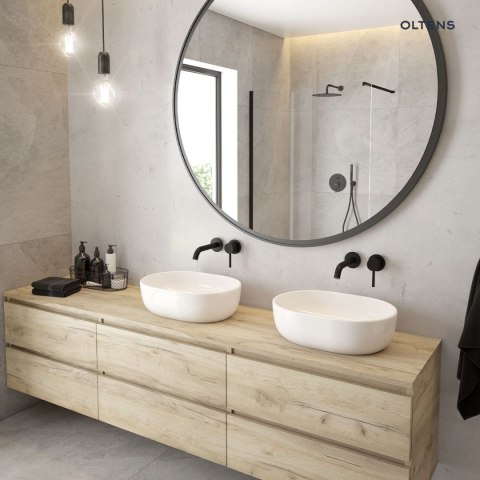 Molle Zestaw Oltens Molle zestaw wannowo-prysznicowy podtynkowy czarny mat 36602300