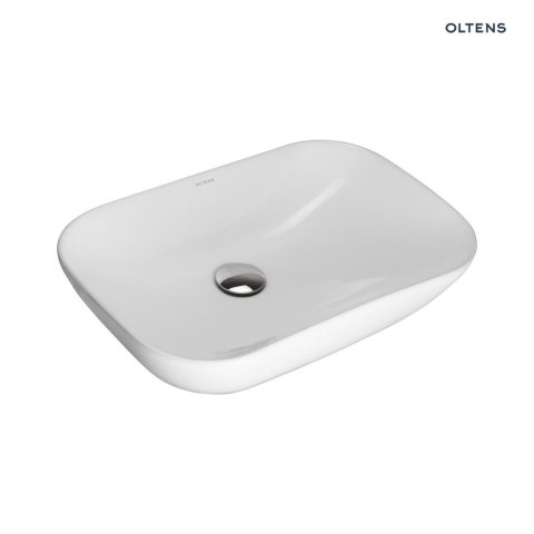 Solvig Oltens Solvig umywalka 51x34 cm nablatowa owalna z powłoką SmartClean biała 40822000 Solvig Oltens Solvig umywalka 51x34 cm nablatowa owalna z powłoką SmartClean biała 40822000