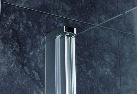 Trana Oltens Trana kabina prysznicowa 100x80 cm prostokątna drzwi ze ścianką chrom/szkło przezroczyste 20200100 Trana Oltens Trana kabina prysznicowa 100x80 cm prostokątna drzwi ze ścianką chrom/szkło przezroczyste 20200100