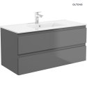 Vernal Oltens Vernal umywalka z szafką 100 cm szary mat 68002700