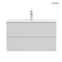Vernal Oltens Vernal umywalka z szafką 80 cm szary mat 68001700
