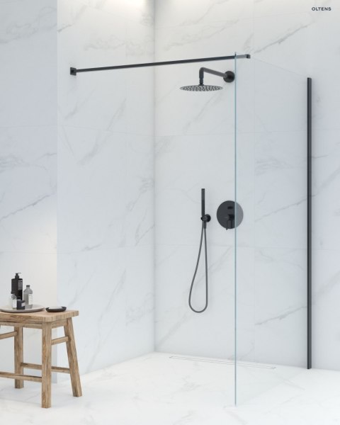 Vindel Oltens Vindel Lagan deszczownica 30 cm okrągła z ramieniem ściennym czarny mat 36012300 Vindel Oltens Vindel Lagan deszczownica 30 cm okrągła z ramieniem ściennym czarny mat 36012300