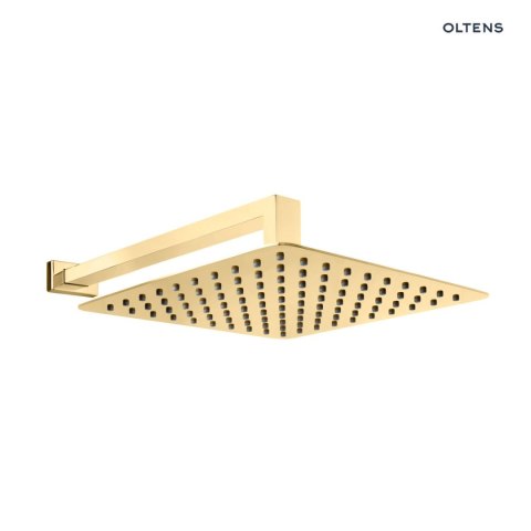 Vindel Oltens Vindel (S) Lagan (S) deszczownica 30 cm kwadratowa z ramieniem ściennym złoty połysk 36014800 Vindel Oltens Vindel (S) Lagan (S) deszczownica 30 cm kwadratowa z ramieniem ściennym złoty połysk 36014800