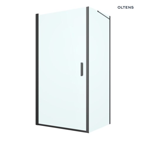 Rinnan Oltens Rinnan kabina prysznicowa 100x90 cm prostokątna drzwi ze ścianką czarny mat/szkło przezroczyste 20219300 Rinnan Oltens Rinnan kabina prysznicowa 100x90 cm prostokątna drzwi ze ścianką czarny mat/szkło przezroczyste 20219300