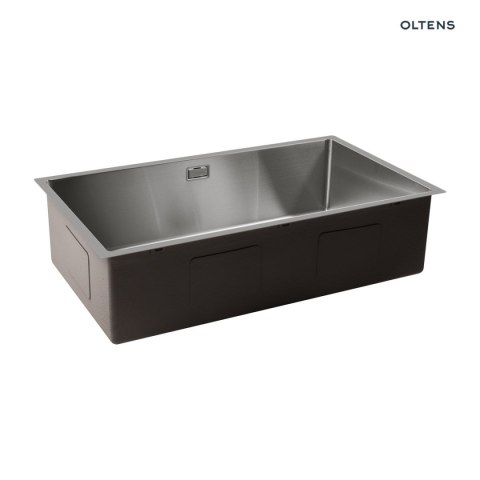 Stalvask Oltens Stalvask zlewozmywak stalowy 1-komorowy 76x44 cm stal polerowana 71102100 Stalvask Oltens Stalvask zlewozmywak stalowy 1-komorowy 76x44 cm stal polerowana 71102100