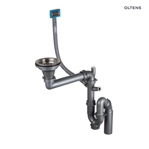 Stalvask Oltens Stalvask zlewozmywak stalowy 1-komorowy 76x44 cm stal polerowana 71102100 Stalvask Oltens Stalvask zlewozmywak stalowy 1-komorowy 76x44 cm stal polerowana 71102100