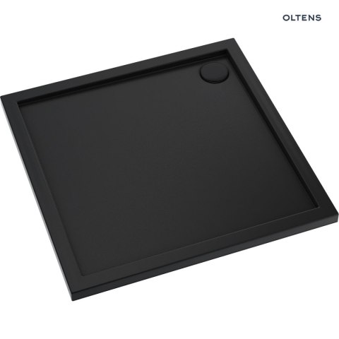 Superior Oltens Superior brodzik 90x90 cm kwadratowy akrylowy czarny mat 17001300 Superior Oltens Superior brodzik 90x90 cm kwadratowy akrylowy czarny mat 17001300