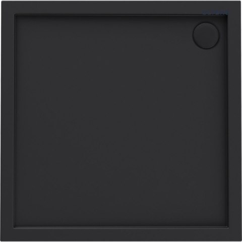 Superior Oltens Superior brodzik 90x90 cm kwadratowy akrylowy czarny mat 17001300 Superior Oltens Superior brodzik 90x90 cm kwadratowy akrylowy czarny mat 17001300