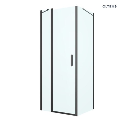 Verdal Oltens Verdal kabina prysznicowa 80x80 cm kwadratowa drzwi ze ścianką czarny mat/szkło przezroczyste 20010300 Verdal Oltens Verdal kabina prysznicowa 80x80 cm kwadratowa drzwi ze ścianką czarny mat/szkło przezroczyste 20010300