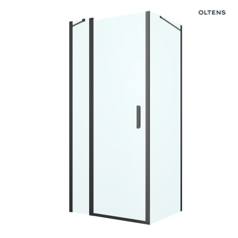 Verdal Oltens Verdal kabina prysznicowa 90x80 cm prostokątna drzwi ze ścianką czarny mat/szkło przezroczyste 20207300 Verdal Oltens Verdal kabina prysznicowa 90x80 cm prostokątna drzwi ze ścianką czarny mat/szkło przezroczyste 20207300