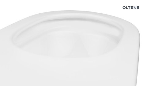 Hamnes Zestaw Oltens Hamnes Kort miska WC wisząca PureRim z deską wolnoopadającą biały 42020000 Hamnes Zestaw Oltens Hamnes Kort miska WC wisząca PureRim z deską wolnoopadającą biały 42020000