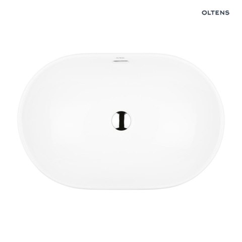 Tive Oltens Tive umywalka 61x40 cm wpuszczana owalna z powłoką SmartClean biała 40823000 Tive Oltens Tive umywalka 61x40 cm wpuszczana owalna z powłoką SmartClean biała 40823000