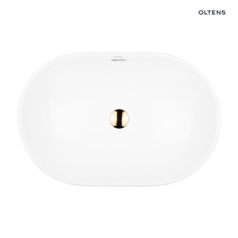 Tive Oltens Tive umywalka 61x40 cm wpuszczana owalna z powłoką SmartClean biała 40823000 Tive Oltens Tive umywalka 61x40 cm wpuszczana owalna z powłoką SmartClean biała 40823000