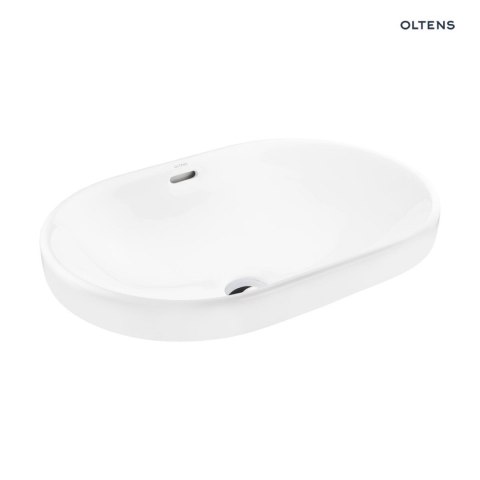 Tive Oltens Tive umywalka 61x40 cm wpuszczana owalna z powłoką SmartClean biała 40823000 Tive Oltens Tive umywalka 61x40 cm wpuszczana owalna z powłoką SmartClean biała 40823000