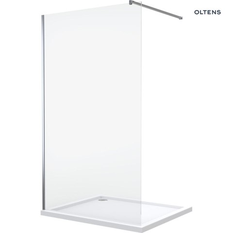 Vida Oltens Vida ścianka prysznicowa 140 cm chrom połysk/szkło przezroczyste 22005100 Vida Oltens Vida ścianka prysznicowa 140 cm chrom połysk/szkło przezroczyste 22005100