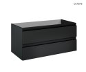 Vernal Oltens Vernal szafka 100 cm podumywalkowa wisząca czarny mat 60002300