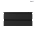 Vernal Oltens Vernal szafka 100 cm podumywalkowa wisząca czarny mat 60002300