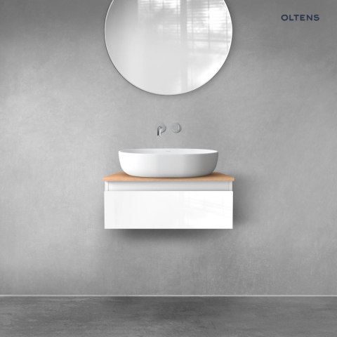 Vernal Oltens Vernal szafka 60 cm podumywalkowa wisząca biały połysk 60009000 Vernal Oltens Vernal szafka 60 cm podumywalkowa wisząca biały połysk 60009000