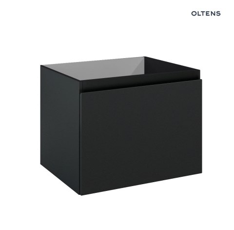 Vernal Oltens Vernal szafka 60 cm podumywalkowa wisząca czarny mat 60013300 Vernal Oltens Vernal szafka 60 cm podumywalkowa wisząca czarny mat 60013300
