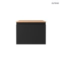 Vernal Oltens Vernal szafka 60 cm podumywalkowa wisząca czarny mat 60013300