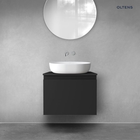 Vernal Oltens Vernal szafka 60 cm podumywalkowa wisząca czarny mat 60013300 Vernal Oltens Vernal szafka 60 cm podumywalkowa wisząca czarny mat 60013300