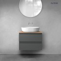 Vernal Oltens Vernal szafka 60 cm podumywalkowa wisząca grafit mat 60000400
