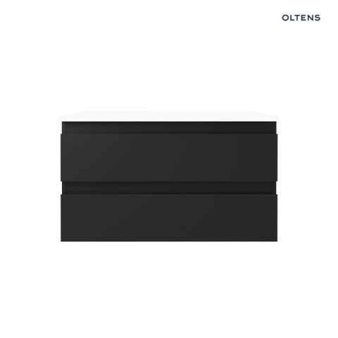 Vernal Oltens Vernal szafka 80 cm podumywalkowa wisząca czarny mat 60001300 Vernal Oltens Vernal szafka 80 cm podumywalkowa wisząca czarny mat 60001300