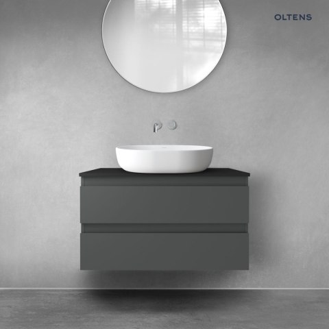 Vernal Oltens Vernal szafka 80 cm podumywalkowa wisząca grafit mat 60001400 Vernal Oltens Vernal szafka 80 cm podumywalkowa wisząca grafit mat 60001400