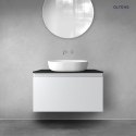 Vernal Oltens Vernal szafka 80 cm podumywalkowa wisząca szary mat 60014700
