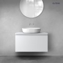 Vernal Oltens Vernal szafka 80 cm podumywalkowa wisząca szary mat 60014700