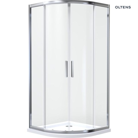 Vorma Oltens Vorma kabina prysznicowa 90x90 cm półokrągła chrom połysk/szkło przezroczyste 20102100 Vorma Oltens Vorma kabina prysznicowa 90x90 cm półokrągła chrom połysk/szkło przezroczyste 20102100