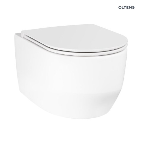 Holsted Oltens Holsted miska WC wisząca PureRim z powłoką SmartClean biała 42516000 Holsted Oltens Holsted miska WC wisząca PureRim z powłoką SmartClean biała 42516000