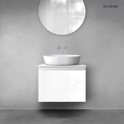 Vernal Oltens Vernal szafka 60 cm podumywalkowa wisząca biały połysk 60013000 Vernal Oltens Vernal szafka 60 cm podumywalkowa wisząca biały połysk 60013000