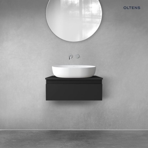 Vernal Oltens Vernal szafka 60 cm podumywalkowa wisząca czarny mat 60009300 Vernal Oltens Vernal szafka 60 cm podumywalkowa wisząca czarny mat 60009300