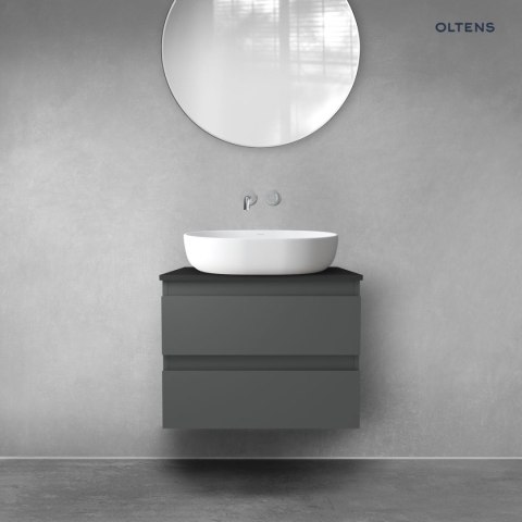 Vernal Oltens Vernal szafka 60 cm podumywalkowa wisząca grafit mat 60000400 Vernal Oltens Vernal szafka 60 cm podumywalkowa wisząca grafit mat 60000400