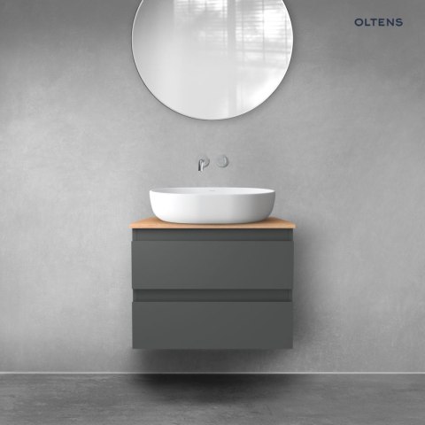 Vernal Oltens Vernal szafka 60 cm podumywalkowa wisząca grafit mat 60000400 Vernal Oltens Vernal szafka 60 cm podumywalkowa wisząca grafit mat 60000400