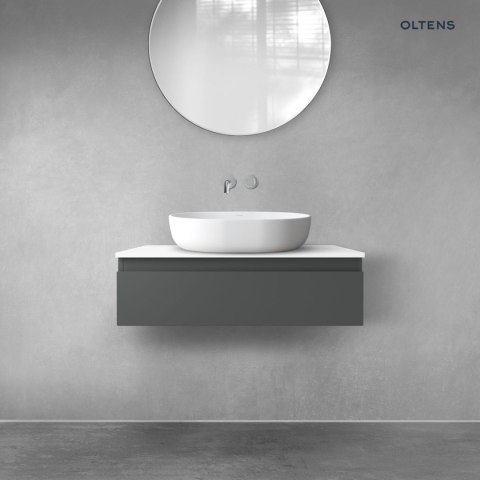 Vernal Oltens Vernal szafka 80 cm podumywalkowa wisząca grafit mat 60010400 Vernal Oltens Vernal szafka 80 cm podumywalkowa wisząca grafit mat 60010400