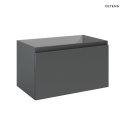 Vernal Oltens Vernal szafka 80 cm podumywalkowa wisząca grafit mat 60014400