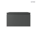Vernal Oltens Vernal szafka 80 cm podumywalkowa wisząca grafit mat 60014400