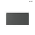 Vernal Oltens Vernal szafka 80 cm podumywalkowa wisząca grafit mat 60014400