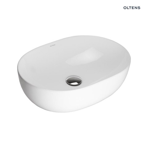 Hamnes Oltens Hamnes Thin umywalka 49,5x35,5 cm nablatowa owalna z powłoką SmartClean biała 40819000 Hamnes Oltens Hamnes Thin umywalka 49,5x35,5 cm nablatowa owalna z powłoką SmartClean biała 40819000