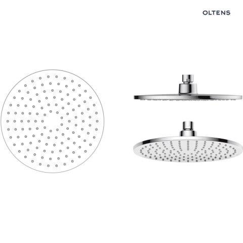 Atran Oltens Atran zestaw prysznicowy termostatyczny z deszczownicą chrom 36500100 Atran Oltens Atran zestaw prysznicowy termostatyczny z deszczownicą chrom 36500100