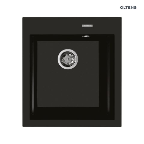 Gravan Oltens Gravan zlewozmywak granitowy 1-komorowy 47x51,5 cm czarny mat 72001300 Gravan Oltens Gravan zlewozmywak granitowy 1-komorowy 47x51,5 cm czarny mat 72001300
