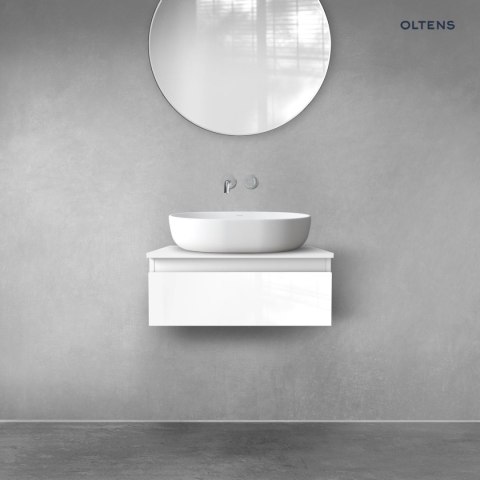 Vernal Oltens Vernal szafka 60 cm podumywalkowa wisząca biały połysk 60009000 Vernal Oltens Vernal szafka 60 cm podumywalkowa wisząca biały połysk 60009000