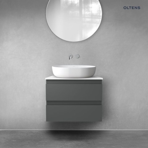 Vernal Oltens Vernal szafka 60 cm podumywalkowa wisząca grafit mat 60000400 Vernal Oltens Vernal szafka 60 cm podumywalkowa wisząca grafit mat 60000400